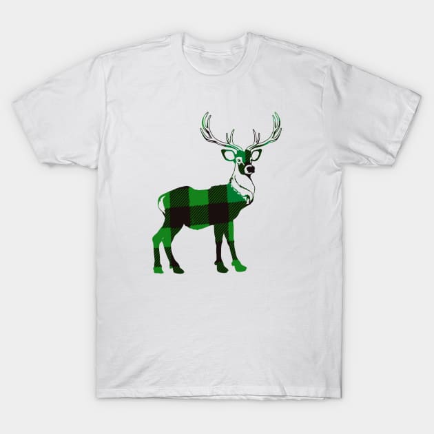 elk-christmas T-Shirt by bratshirt